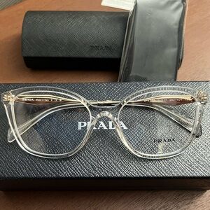 Prada Clear Women's Glasses PR 02ZV